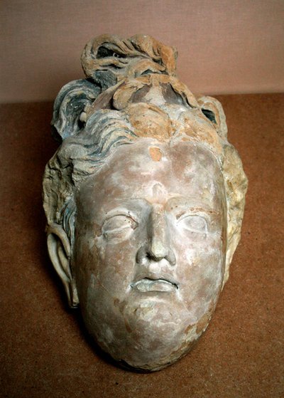 Head of Bodhisattva by Afghan School