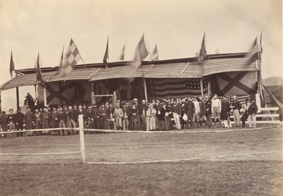 The Grand Stand, Foochow Fuzhou, ca. 1869 by Afong Lai