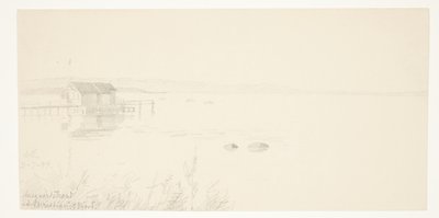 Aalsgaard Beach at Christianiafjord by Agnes Lunn