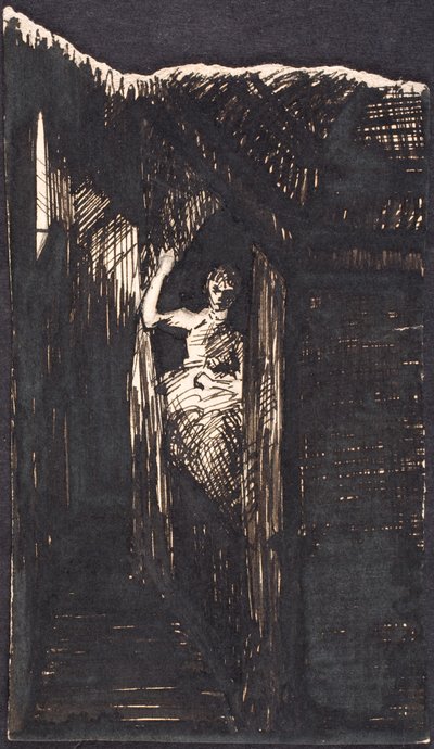 Woman in Alcove by Agnes Slott Møller