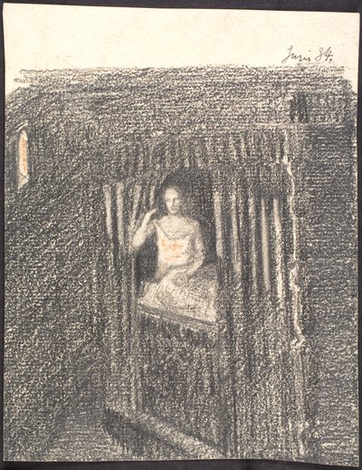 Woman in Alcove by Agnes Slott Møller