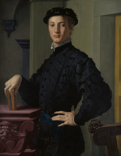 Portrait of a Young Man by Agnolo Bronzino