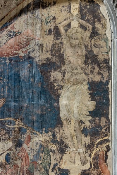 Martyrdom of St. Sebastian (detail) by Agnolo Gaddi