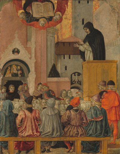 A Dominican Preaching by Agnolo degli Erri