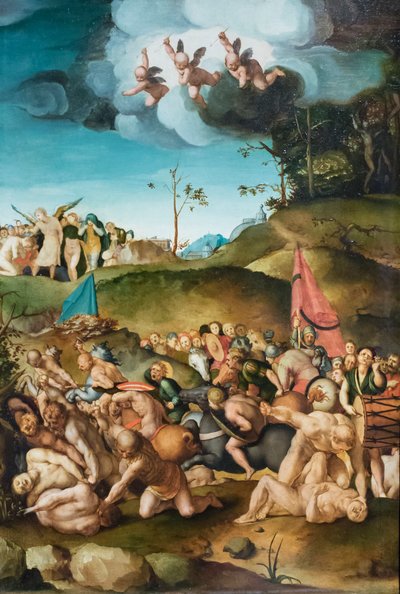 The Ten Thousand Martyrs by Agnolo Bronzino