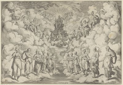 Harmony of the Spheres by Agostino Carracci
