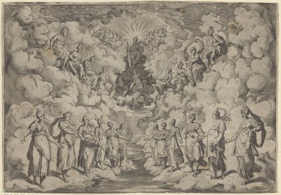 Harmony of the Spheres by Agostino Carracci