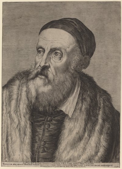 Titian by Agostino Carracci after Titian