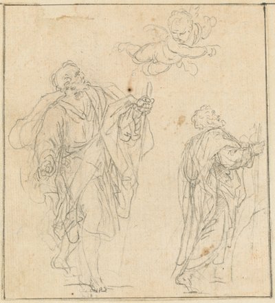 An Apostle Guided by an Angel by Agostino Masucci