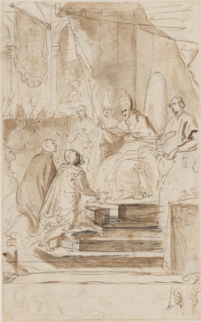 The Canonisation of St Ignatius of Loyola by Agostino Masucci