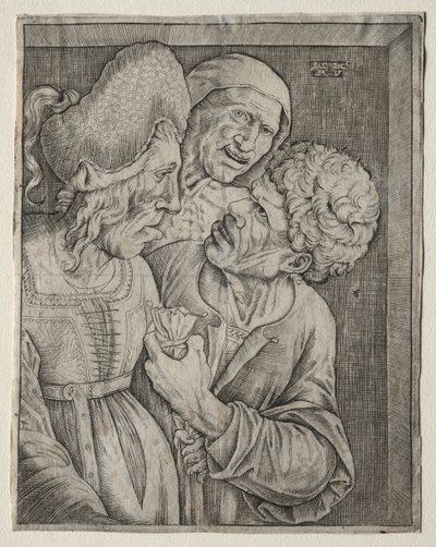 The Rich Old Woman by Agostino Musi