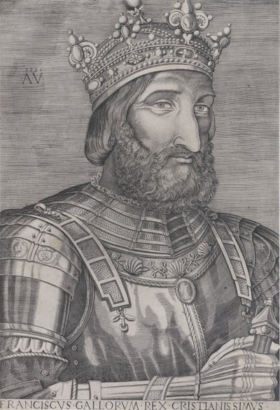 Francois I, King of France, 1536 by Agostino Veneziano