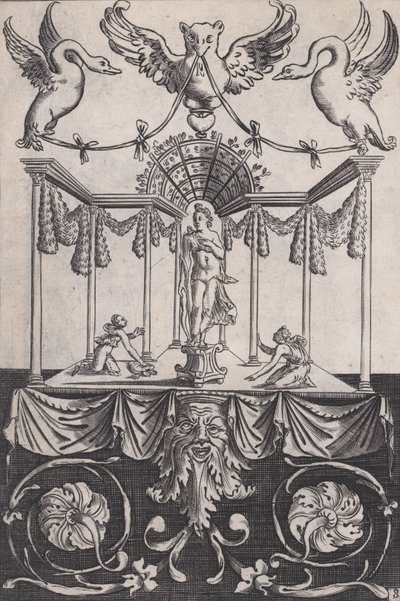 Ornamental Panel, ca. 1514-36 by Agostino Veneziano