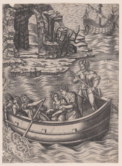 The Bark, ca. 1514-36 by Agostino Veneziano