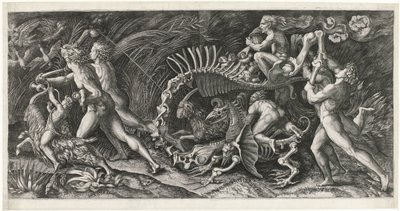 The Carcass by Agostino Veneziano