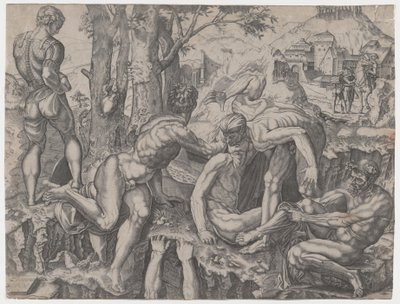 The Climbers by Agostino Veneziano