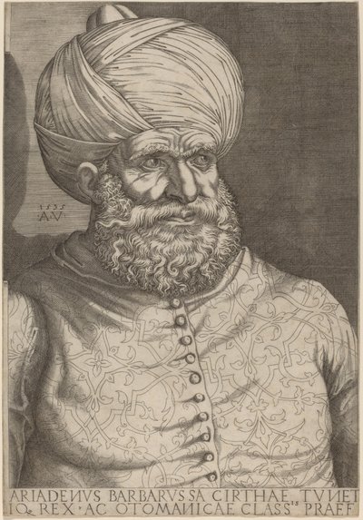 Barbarossa, Khair-ed-Din by Agostino dei Musi