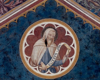 The prophet Elisha (detail) by Agostino di Marsiglio