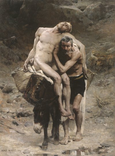 The Good Samaritan by Aimé Nicolas Morot