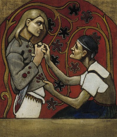 The Fratricide by Akseli Gallen Kallela