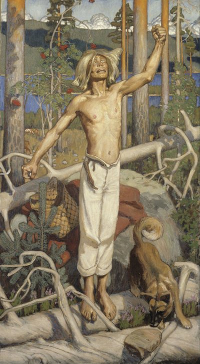 Kullervo Cursing by Akseli Gallen Kallela