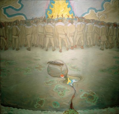 A. Gallen-Kallela, The Adoration of Fire by Akseli Valdemar Gallen Kallela