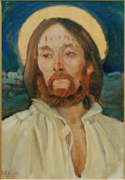 Head of Christ by Akseli Valdemar Gallen Kallela