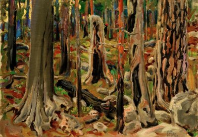 The Burnt Forest by Akseli Valdemar Gallen Kallela
