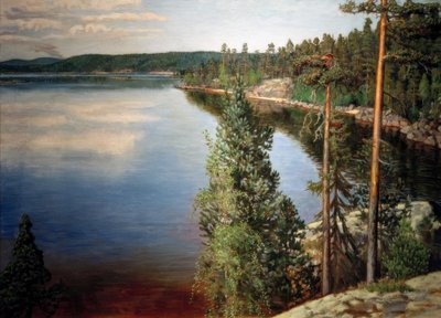 Landscape in Ruovesi by Akseli Valdemar Gallen Kallela