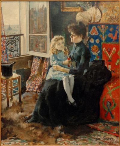 Mother and Child by Akseli Valdemar Gallen Kallela