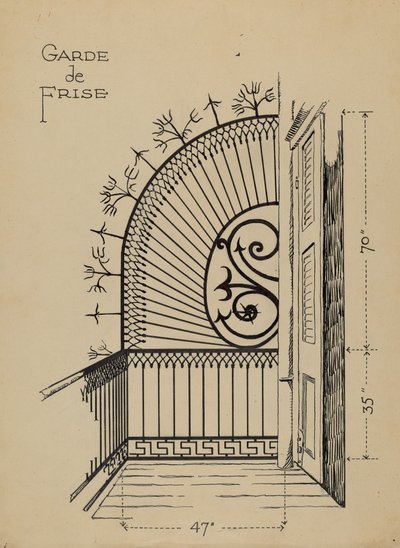 Iron Balcony Garde by Al Curry