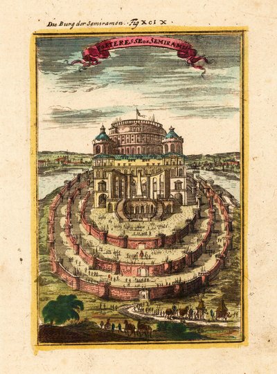 Fortress of Semiramis by Alain Manesson Mallet