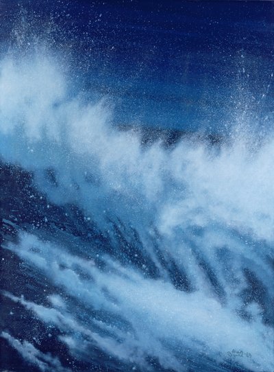 Large Waves Breaking, 1989 by Alan Byrne