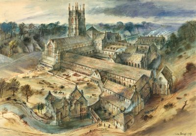 Fountains Abbey by Alan Ernest Sorrell