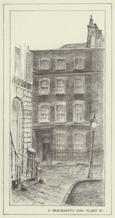 11, Serjeants Inn, Fleet Street by Alan Stapleton