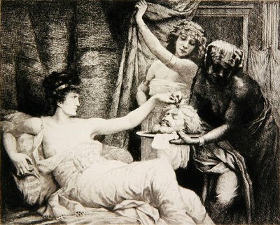 Herodias c.1878 by Albert Alexander Paul Rouffio