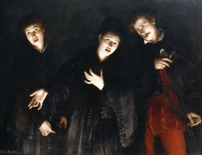 Three Singers by Albert Alexander Paul Rouffio