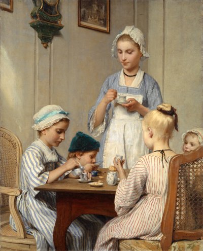 Children at Breakfast by Albert Anker