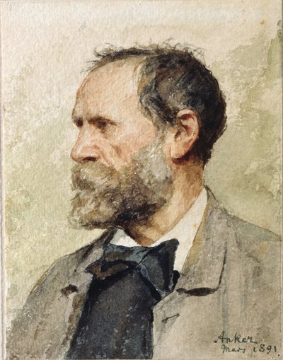 Self-Portrait by Albert Anker