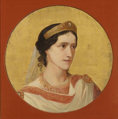 Élisa Rachel as Phèdre by Albert Anker