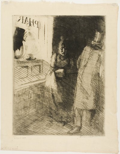 Prostitution, plate ten from Woman by Albert Besnard