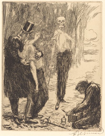 The Duel by Albert Besnard