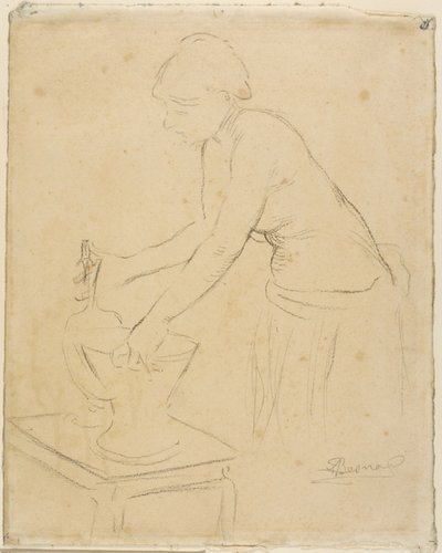 Woman at Her Toilette by Albert Besnard