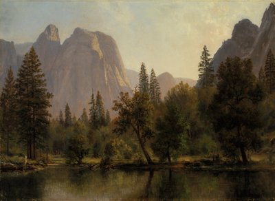 Cathedral Rocks, Yosemite Valley, ca. 1872 by Albert Bierstadt