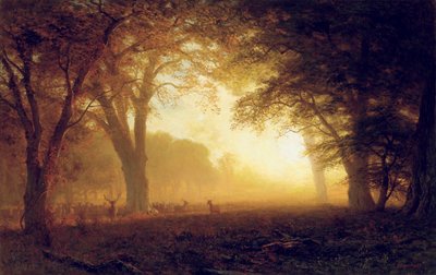 Golden Light of California by Albert Bierstadt