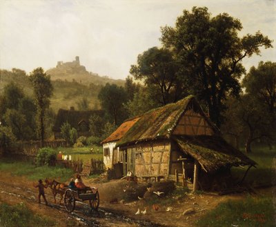 In the Foothills, 1861 by Albert Bierstadt
