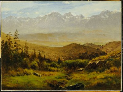 In the Foothills of the Rockies by Albert Bierstadt