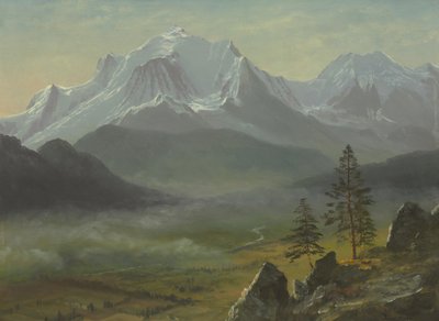 Mont Blanc by Albert Bierstadt