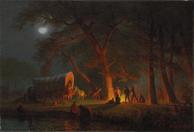 Oregon Trail by Albert Bierstadt