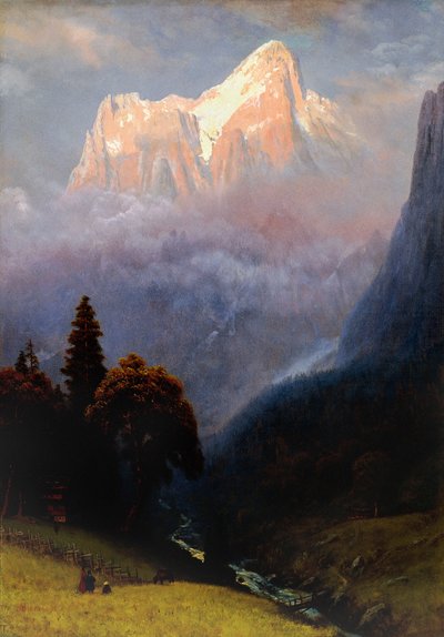 Storm Among the Alps by Albert Bierstadt